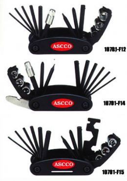 12 IN 1 FOLDING TOOL WRENCH SET