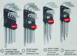 9PCS HEX KEY WRENCH SET with plastic holder