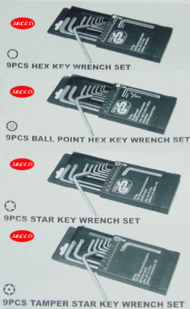 HEX KEY WRENCH SET WITH BOX