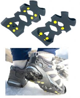 Sapatos de neve com fita antiderrapante