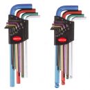 9PCS HEX KEY WRENCH WITH COLORFUL