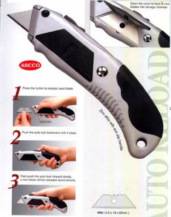 Cuchillo para uso de aleación de zinc CON MANGO Anti Slip