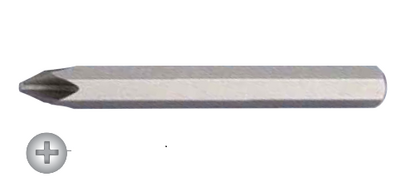 Бита PHILLIPS 1/4 дюйма шестигранная 8 мм, AS-PH602